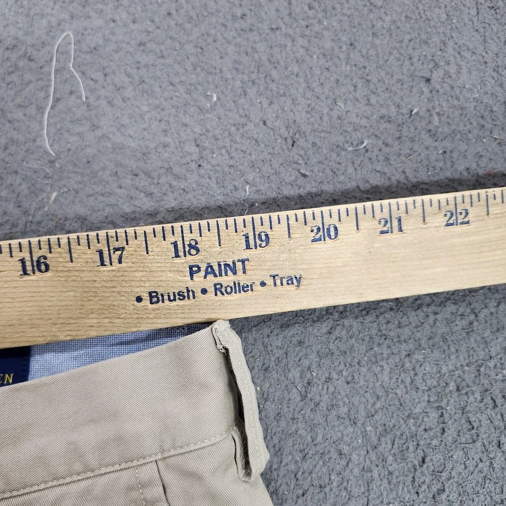 Polo Ralph Lauren Pants Mens 39x32 Beige Stretch Slim Fit Chino Straight Leg